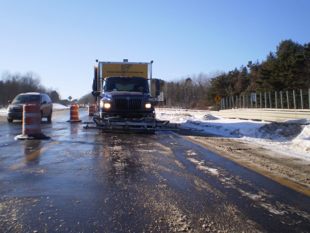 Drying surface for emergency repairs in the middle of winter.